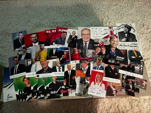 Autogrammsammlung fußball - -,