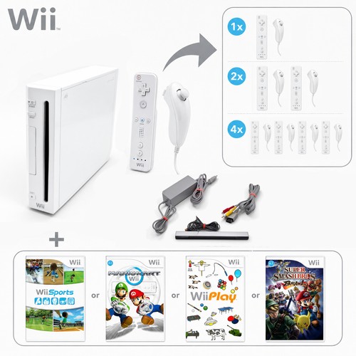Nintendo wii konsole weiß - nintendo,