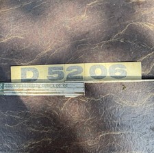 Deutz Aufkleber für Traktor D5206 Schwarz 