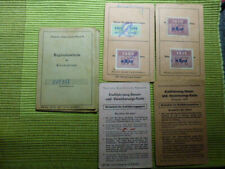 DDR Simson, KR 50, 1962, Betriebserlaubnis, Zulassung, Registrierschein