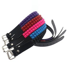 Herren Damen Gürtel bunt