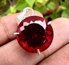 Natürlich Rot Rubin Rund