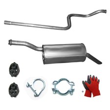 Endschalldämpfer Mittelrohr