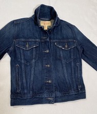 Levis Damen Jeans Jacke Gr S Blau Denim Superior Top Levi‘s Maße s.Bilder Knöpfe