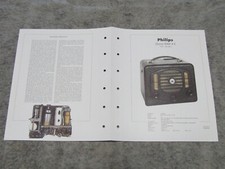 Schaltplan für Auto Röhrenradio Philips Elomar RAW4E von 1949 Rundfunkmuseum