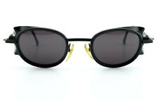 ALAIN MIKLI Sonnenbrille 5009 Col 0126 Black Oval Steampunk Sunglasses c1994 NOS