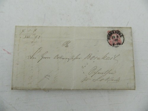 Brief 1886 pinneberg altes - brief,