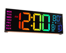 Wanduhr digital mit