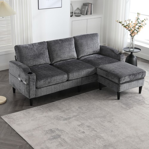 Gepolstertes modulsofa ecksofa - gepolstertes,