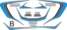 Yamaha RD125 Aufkleber Kit