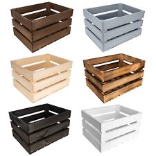 Holzkiste Obstkisten aus Holz Apfelkisten Weinkisten Bücher Regal 40 x 30 x 23