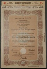 100 X Bayerische Hypotheken- und Wechselbank Hypothekenpfandbrief  100 RM