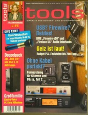 Tools4Music 5.2009 RME Firewire 400 Fireface UC Funksysteme 2-Raumwohnung JBL