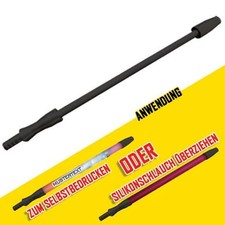 Shisha Mundstück Cut & Smoke - Schwarz - Designe dein eigenes Mundstück