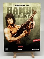Rambo Trilogy Uncut 3 DVD Box Remastered Deutsch Sylvester Stallone