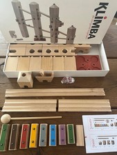 alt Spielzeug Kugelbahn Holz