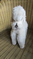 Steiff Hund Pudel weiss