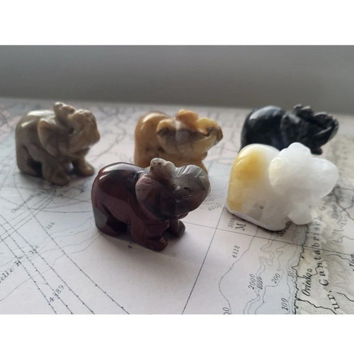 Elefanten figuren deko - 5x, elefanten-figuren