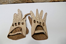 2 farbige Vintage Leder Handschuhe für Oldtimer Cabrio Fahrer*in Autofahrer