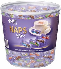Milka Naps Mix - Schokolade Täfelchen - 1000 Gramm