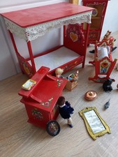 Puppenhaus, Puppenstube, altes Zubehör, Möbel, wenig bespielt, Lot 3 Schlafzimm.
