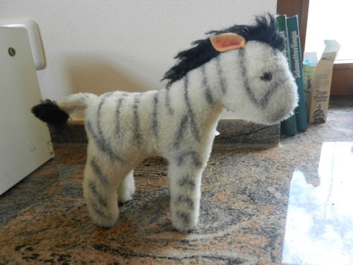 Steiff zebra ohne marke - steiff, zebra?