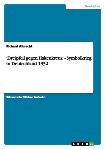 Dreipfeil gegen hakenkreuz - 'dreipfeil,