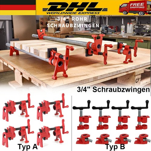 4 rohrschraubzwinge - 4x, 3/4"rohrschraubzwinge