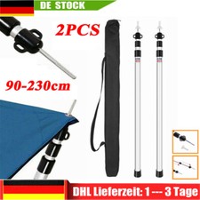 2x Alu Zeltstange Teleskop