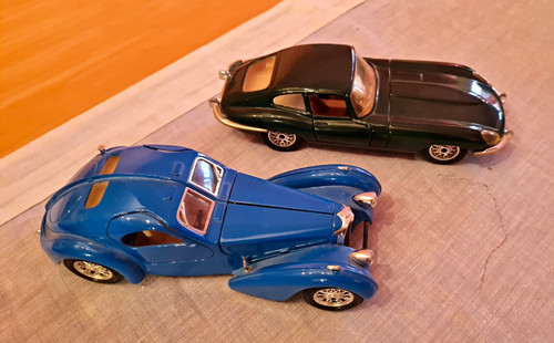 Bburago jaguar type bugatti - jaguar, e-type,