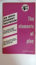 The Elements of Play - An ideal Studen Textbook, Cohen, Ruth M.: