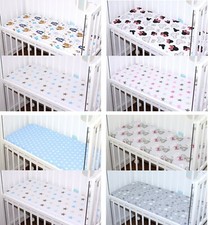 Spannbettlaken 2er- Pack für Baby Beistellbett Wiege Bettlaken 40x90  Baumwolle 