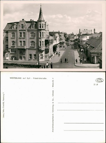 Ansichtskarte westerland sylt - ansichtskarte, westerland-sylt