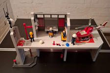 Playmobil 9462 Große Feuerwache Feuerwehr-Station Set Helikopter Feuerwehrmann