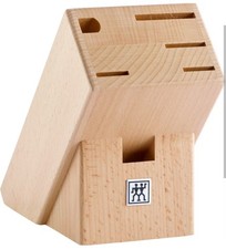 Zwilling Messerblock  Five Star 7 Buche Holz Messer Aufbewahrung leer