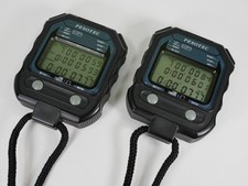 Sport Stoppuhr digital - guter Druckpunkt - 7 Runden Memory - funktioniert prima