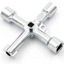 B Kreuzschlüssel Universal Schlüssel, Schaltschrankschlüssel 3 kant 4 Kant