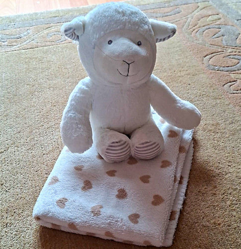 Weißes plüsch kuscheltier - weißes, plüsch-kuscheltier