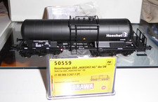 BRAWA 50559 H0 Kesselwagen 6-achsig HOECHST AG DB Epoche 4 sehr gut OVP selten