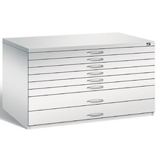 Flachablageschrank mit 8