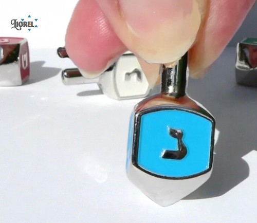 Blau chanukka dreidel - blau,