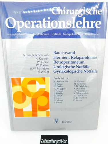 Chirurgische operationslehre - chirurgische,