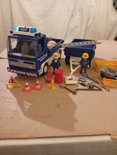 Playmobil THW LKW Kipper mit Blinklicht Anhänger Viel Zubehör
