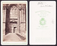 Vitré Eglise Notre-Dame Bretagne Ch. Gerard Rennes CDV Photo Foto 1880
