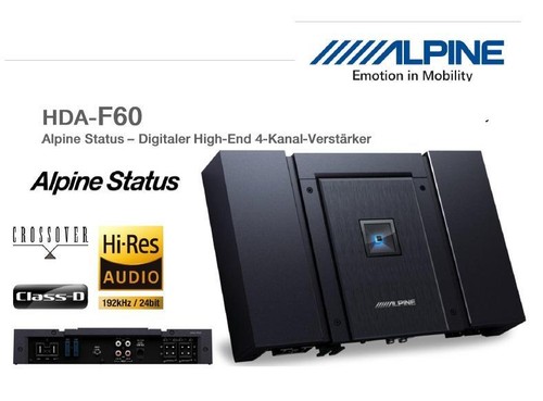 Alpine hda f60 - hda-f60, 4-kanal