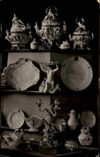 Postkarte ~1930/40 Photo Schäfer Dresden Altstadt: Motiv mit Porzellan-Regal