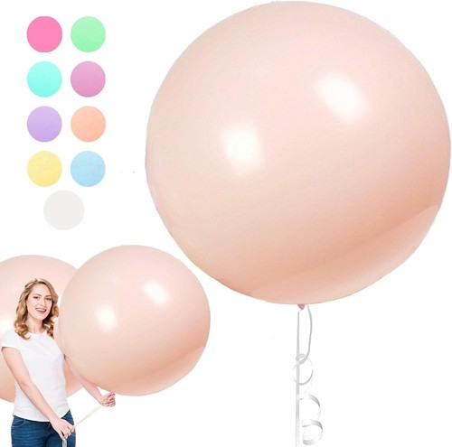Luftballons riesen orange 90cm - orange,