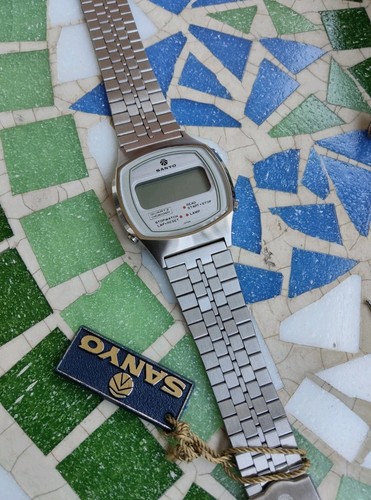 Vintage lcd digitaluhr - lcd,