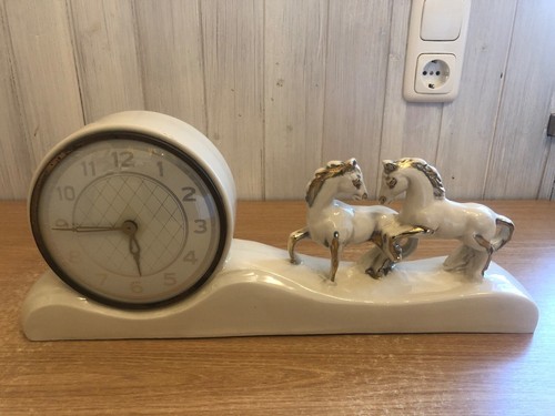 Kaminuhr pferd - kaminuhr,