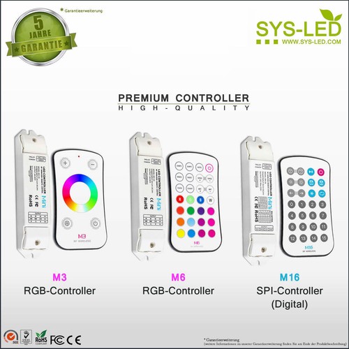 Led controller touch rgb - led,